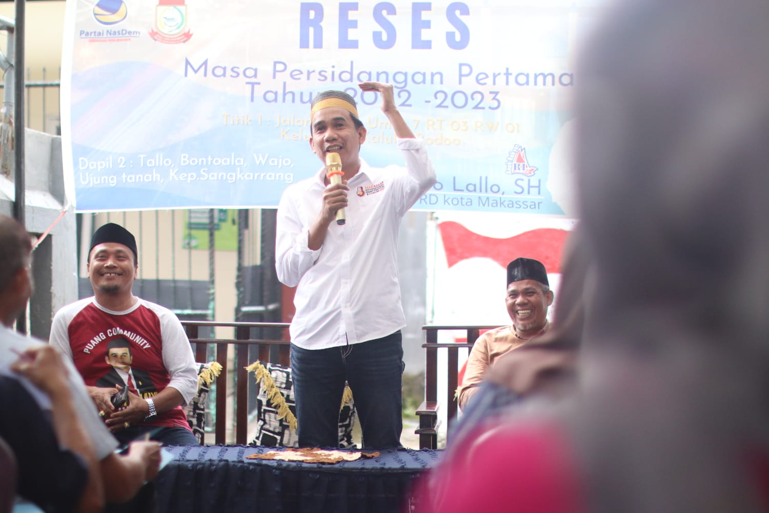 Rudianto Lallo Reses di Tallo, Warga Langsung Sampaikan Keluhan Jalan Rusak dan Drainase 